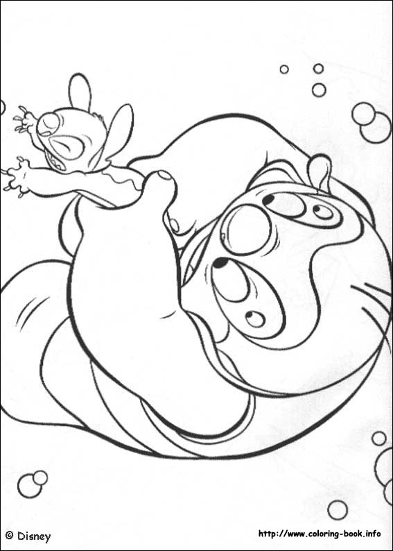 Lilo and Stitch coloring picture